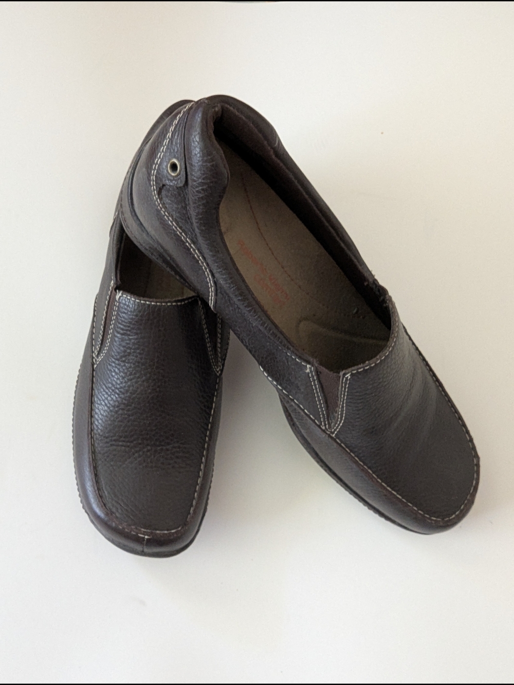 Roberto Vianni Comfort-First Women's Slip-On Loafers in Dark Brown Leather -11M
